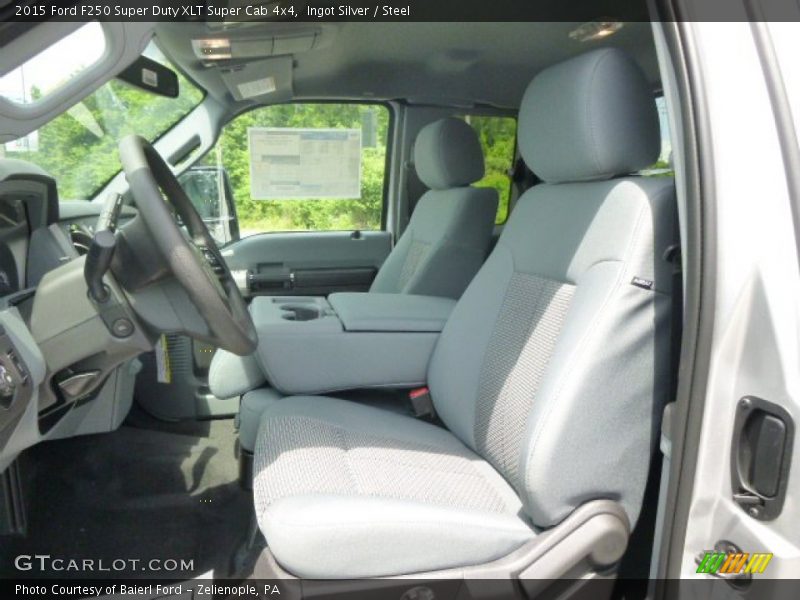 Ingot Silver / Steel 2015 Ford F250 Super Duty XLT Super Cab 4x4
