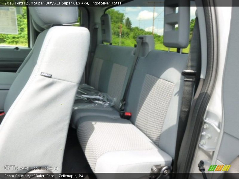 Ingot Silver / Steel 2015 Ford F250 Super Duty XLT Super Cab 4x4