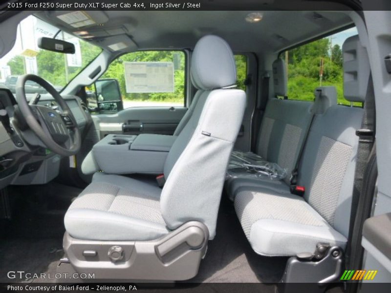 Ingot Silver / Steel 2015 Ford F250 Super Duty XLT Super Cab 4x4