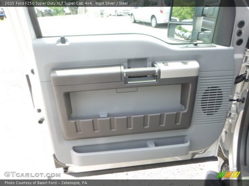 Ingot Silver / Steel 2015 Ford F250 Super Duty XLT Super Cab 4x4