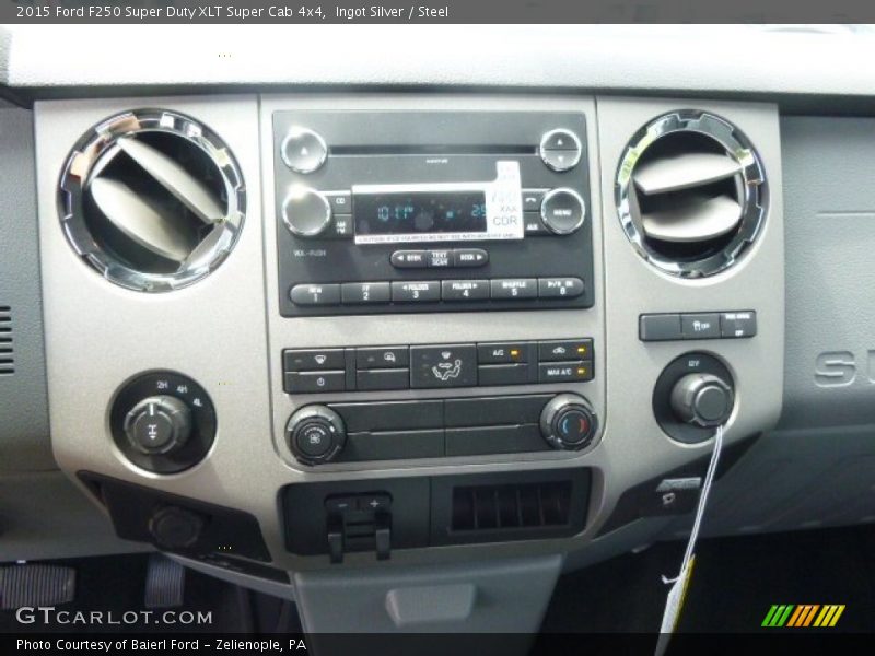 Ingot Silver / Steel 2015 Ford F250 Super Duty XLT Super Cab 4x4