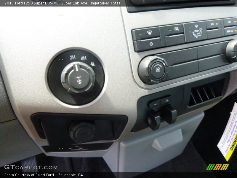 Ingot Silver / Steel 2015 Ford F250 Super Duty XLT Super Cab 4x4