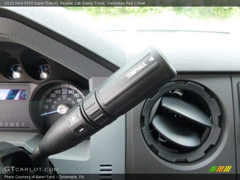 Vermillion Red / Steel 2015 Ford F350 Super Duty XL Regular Cab Dump Truck