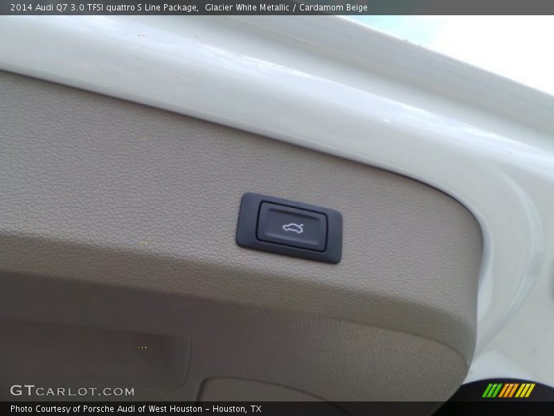 Glacier White Metallic / Cardamom Beige 2014 Audi Q7 3.0 TFSI quattro S Line Package