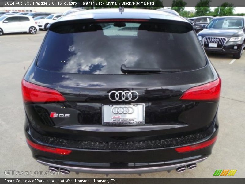 Panther Black Crystal / Black/Magma Red 2014 Audi SQ5 Prestige 3.0 TFSI quattro