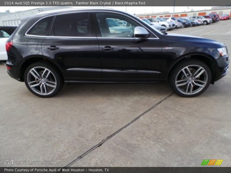Panther Black Crystal / Black/Magma Red 2014 Audi SQ5 Prestige 3.0 TFSI quattro