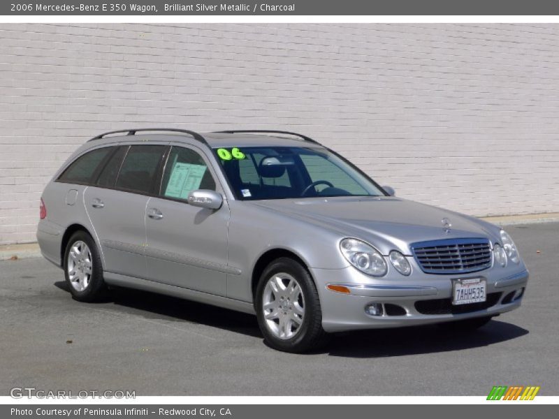 Brilliant Silver Metallic / Charcoal 2006 Mercedes-Benz E 350 Wagon