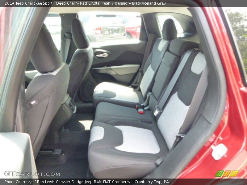 Deep Cherry Red Crystal Pearl / Iceland - Black/Iceland Gray 2014 Jeep Cherokee Sport