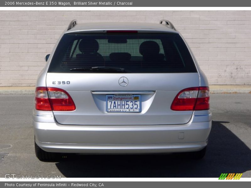 Brilliant Silver Metallic / Charcoal 2006 Mercedes-Benz E 350 Wagon