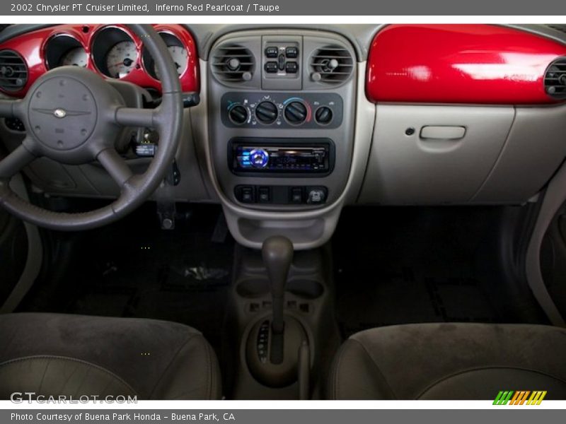 Inferno Red Pearlcoat / Taupe 2002 Chrysler PT Cruiser Limited