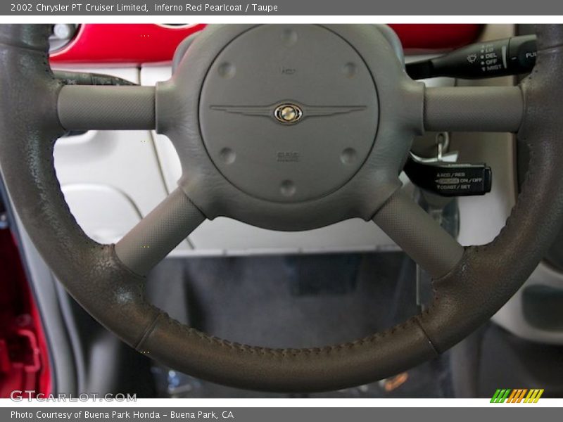 Inferno Red Pearlcoat / Taupe 2002 Chrysler PT Cruiser Limited