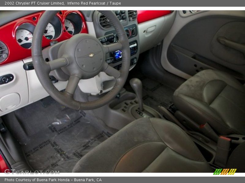 Inferno Red Pearlcoat / Taupe 2002 Chrysler PT Cruiser Limited