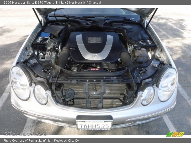 Brilliant Silver Metallic / Charcoal 2006 Mercedes-Benz E 350 Wagon