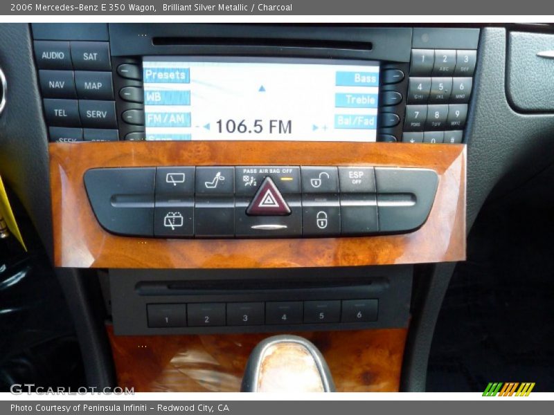 Brilliant Silver Metallic / Charcoal 2006 Mercedes-Benz E 350 Wagon
