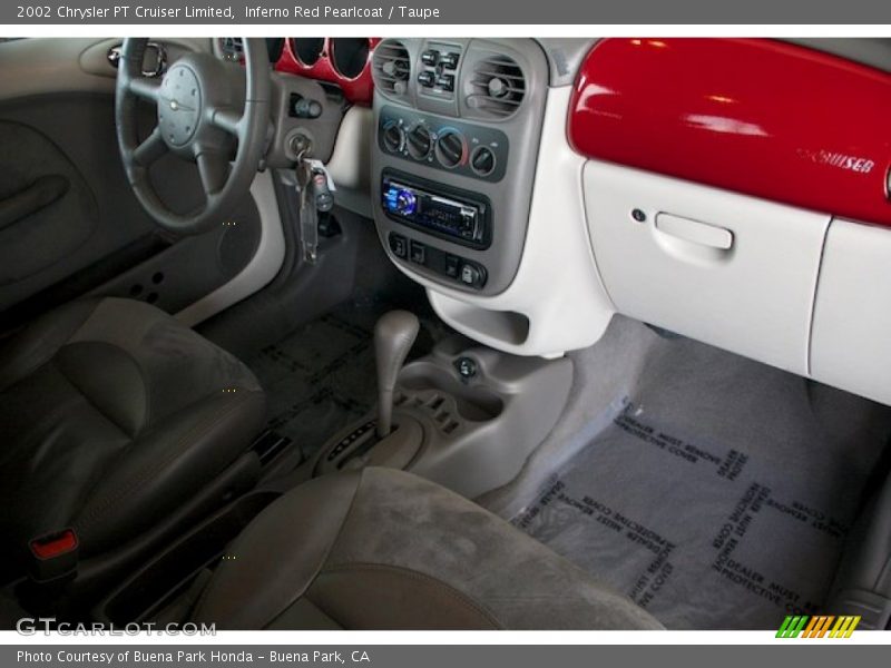 Inferno Red Pearlcoat / Taupe 2002 Chrysler PT Cruiser Limited