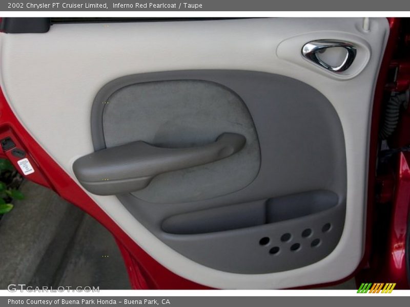 Inferno Red Pearlcoat / Taupe 2002 Chrysler PT Cruiser Limited