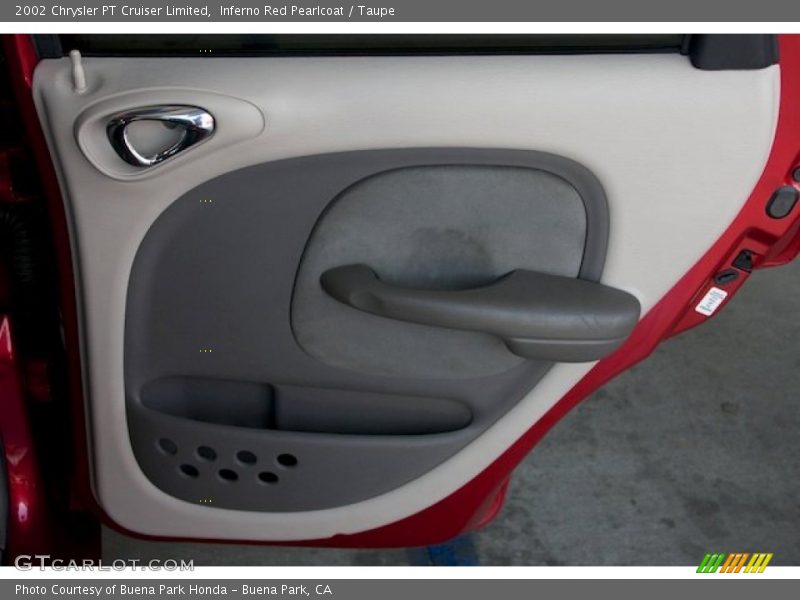 Inferno Red Pearlcoat / Taupe 2002 Chrysler PT Cruiser Limited