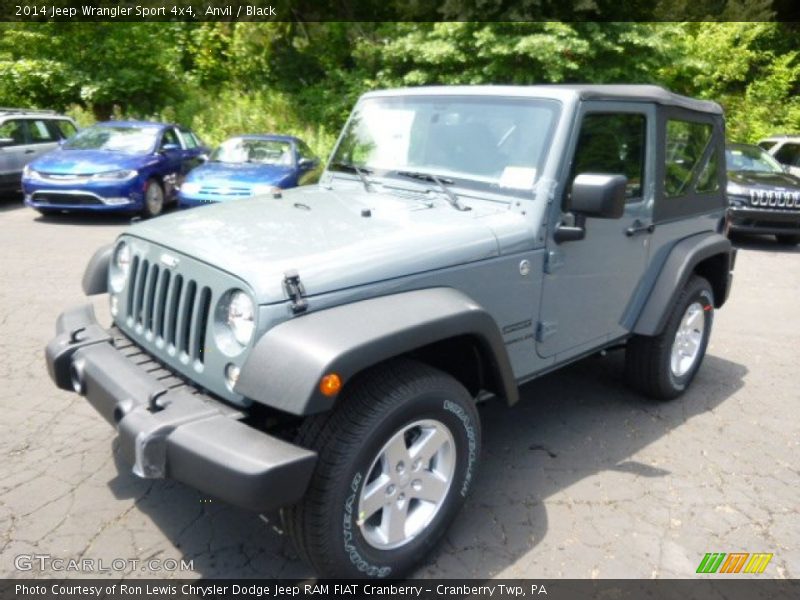 Anvil / Black 2014 Jeep Wrangler Sport 4x4