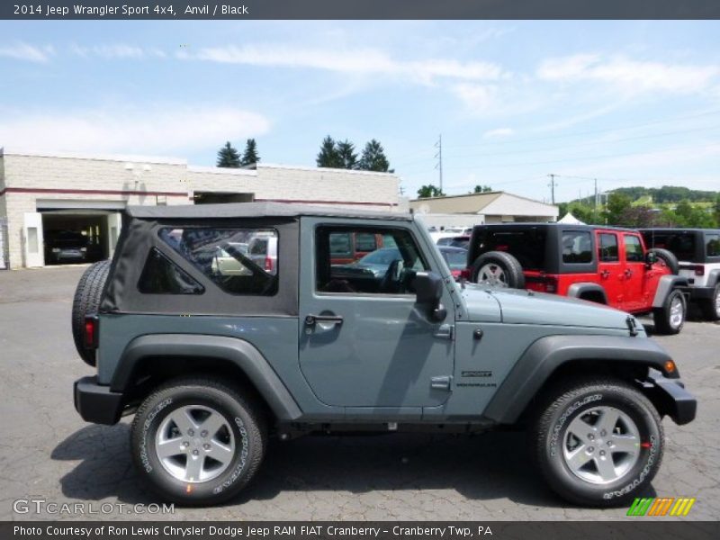 Anvil / Black 2014 Jeep Wrangler Sport 4x4