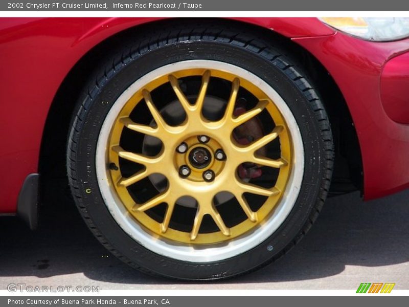 Inferno Red Pearlcoat / Taupe 2002 Chrysler PT Cruiser Limited