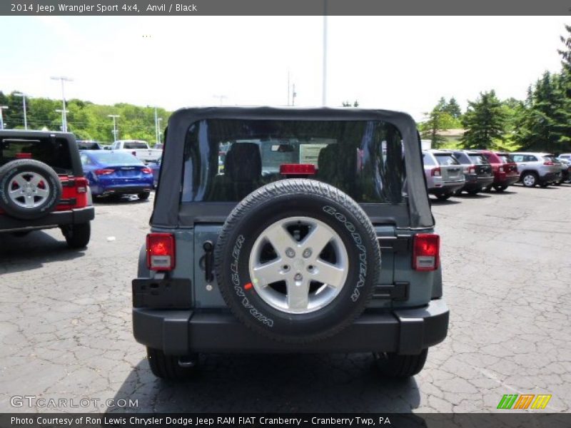 Anvil / Black 2014 Jeep Wrangler Sport 4x4