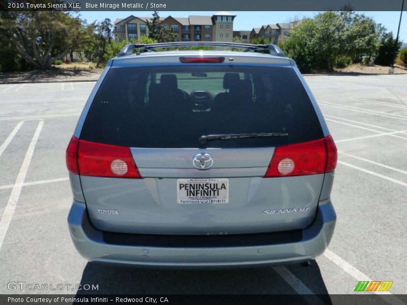Blue Mirage Metallic / Stone 2010 Toyota Sienna XLE