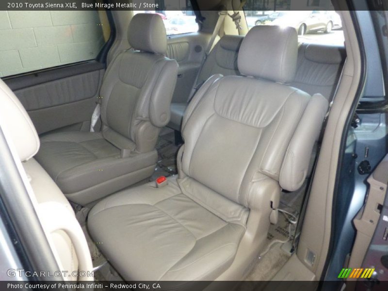 Blue Mirage Metallic / Stone 2010 Toyota Sienna XLE