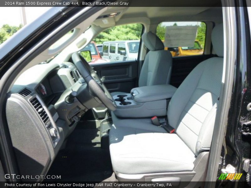 Black / Black/Diesel Gray 2014 Ram 1500 Express Crew Cab 4x4