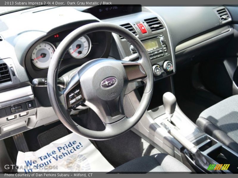 Dark Gray Metallic / Black 2013 Subaru Impreza 2.0i 4 Door