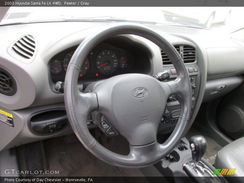 Pewter / Gray 2003 Hyundai Santa Fe LX 4WD