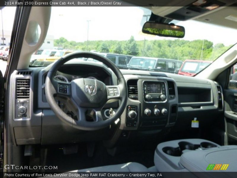 Black / Black/Diesel Gray 2014 Ram 1500 Express Crew Cab 4x4