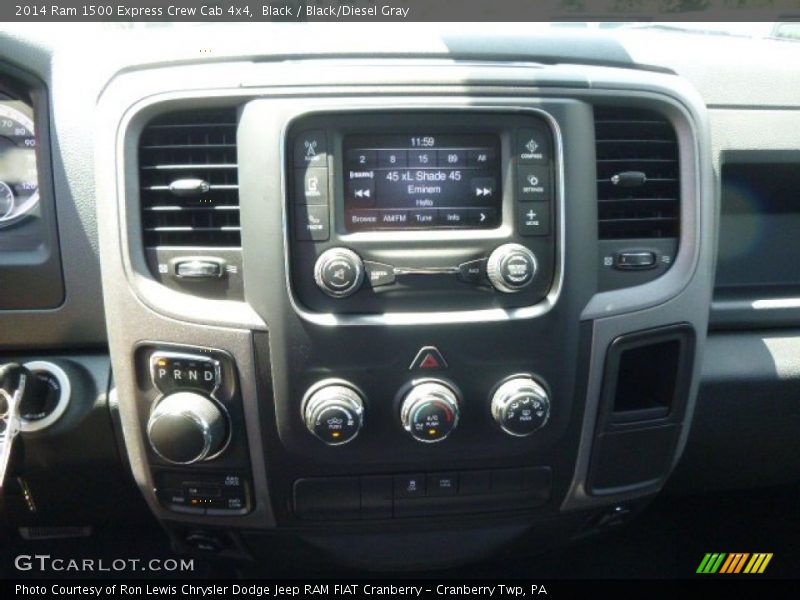 Black / Black/Diesel Gray 2014 Ram 1500 Express Crew Cab 4x4