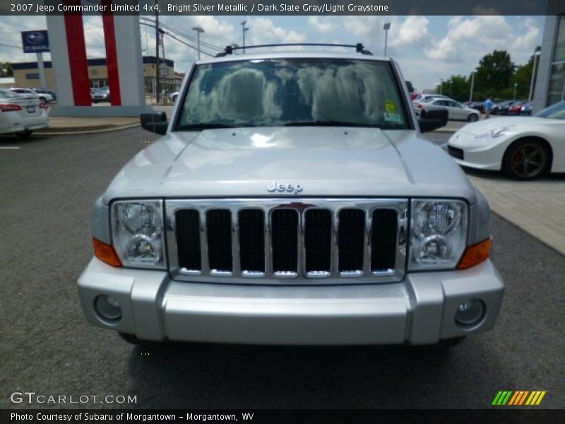 Bright Silver Metallic / Dark Slate Gray/Light Graystone 2007 Jeep Commander Limited 4x4