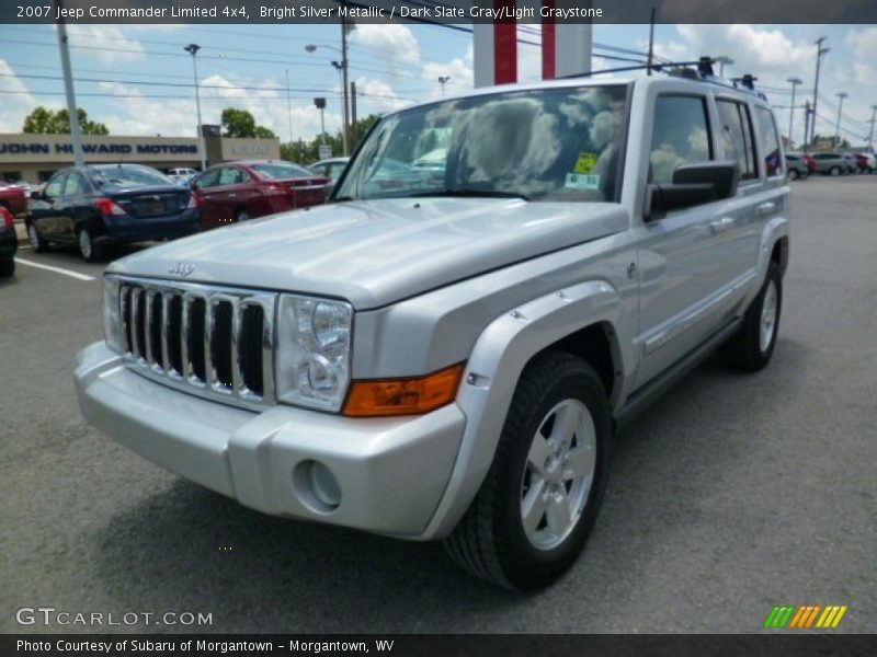 Bright Silver Metallic / Dark Slate Gray/Light Graystone 2007 Jeep Commander Limited 4x4