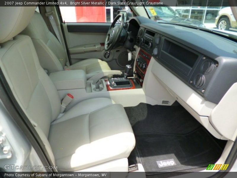 Bright Silver Metallic / Dark Slate Gray/Light Graystone 2007 Jeep Commander Limited 4x4