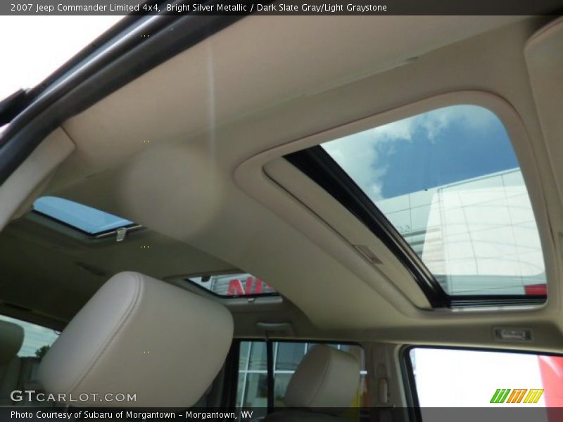 Bright Silver Metallic / Dark Slate Gray/Light Graystone 2007 Jeep Commander Limited 4x4