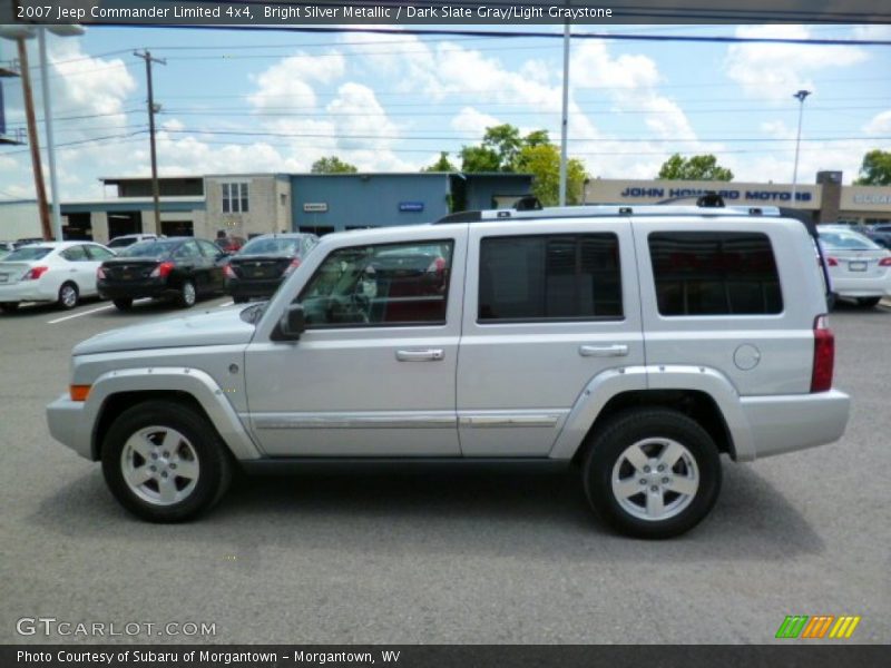 Bright Silver Metallic / Dark Slate Gray/Light Graystone 2007 Jeep Commander Limited 4x4
