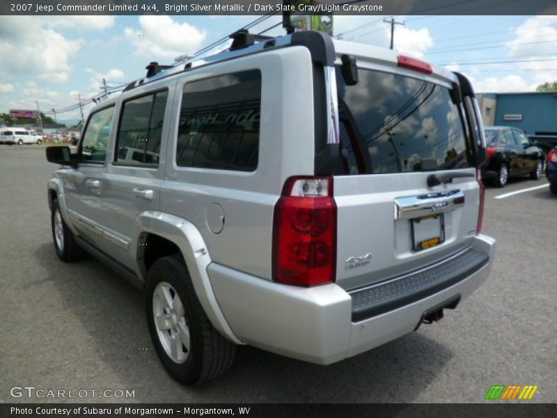 Bright Silver Metallic / Dark Slate Gray/Light Graystone 2007 Jeep Commander Limited 4x4