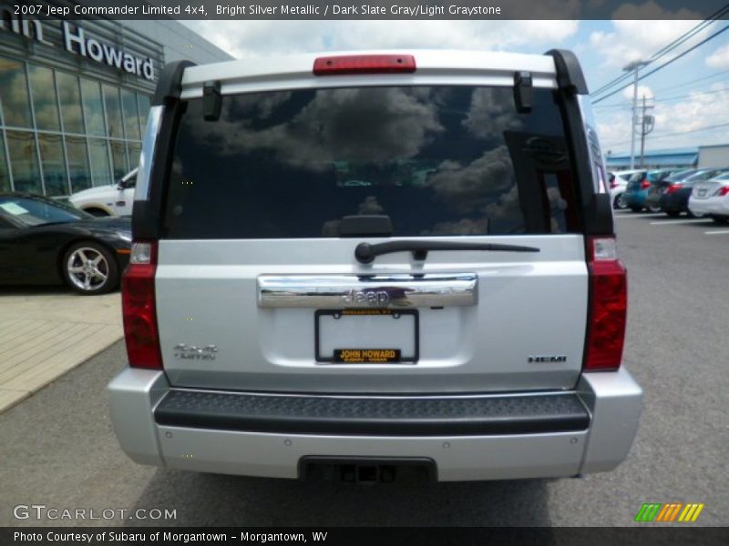 Bright Silver Metallic / Dark Slate Gray/Light Graystone 2007 Jeep Commander Limited 4x4