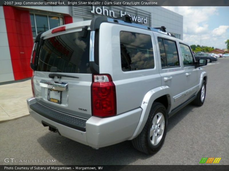 Bright Silver Metallic / Dark Slate Gray/Light Graystone 2007 Jeep Commander Limited 4x4