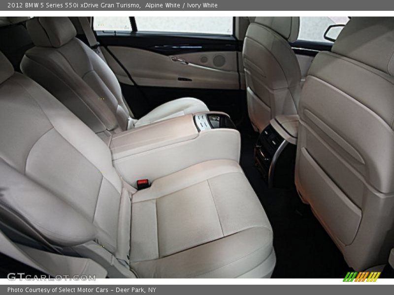 Rear Seat of 2012 5 Series 550i xDrive Gran Turismo