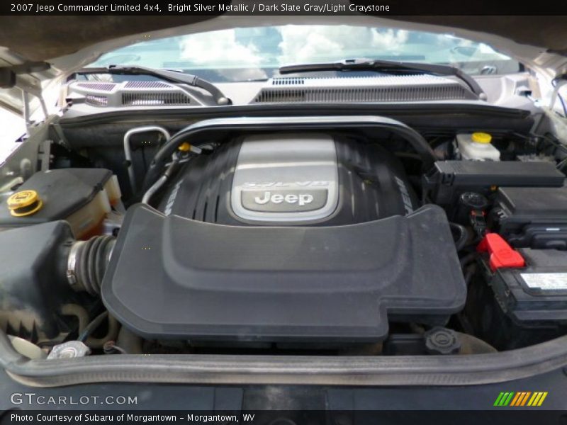 Bright Silver Metallic / Dark Slate Gray/Light Graystone 2007 Jeep Commander Limited 4x4