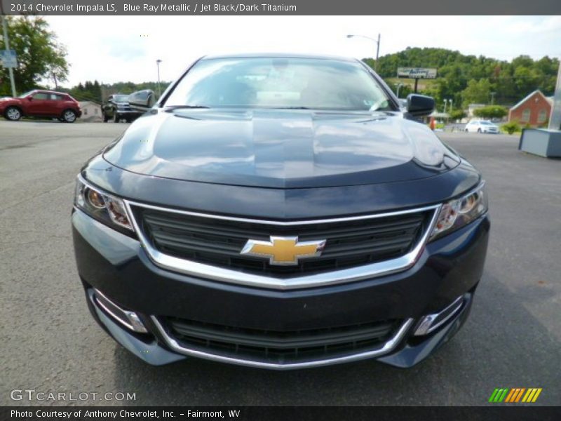 Blue Ray Metallic / Jet Black/Dark Titanium 2014 Chevrolet Impala LS