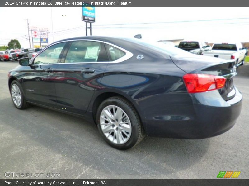 Blue Ray Metallic / Jet Black/Dark Titanium 2014 Chevrolet Impala LS