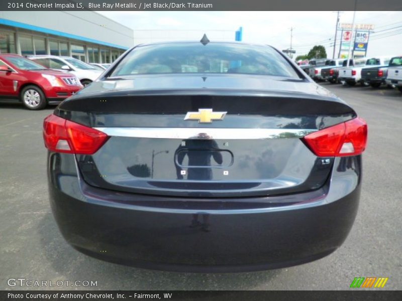 Blue Ray Metallic / Jet Black/Dark Titanium 2014 Chevrolet Impala LS