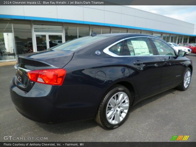 Blue Ray Metallic / Jet Black/Dark Titanium 2014 Chevrolet Impala LS