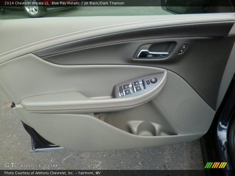 Blue Ray Metallic / Jet Black/Dark Titanium 2014 Chevrolet Impala LS