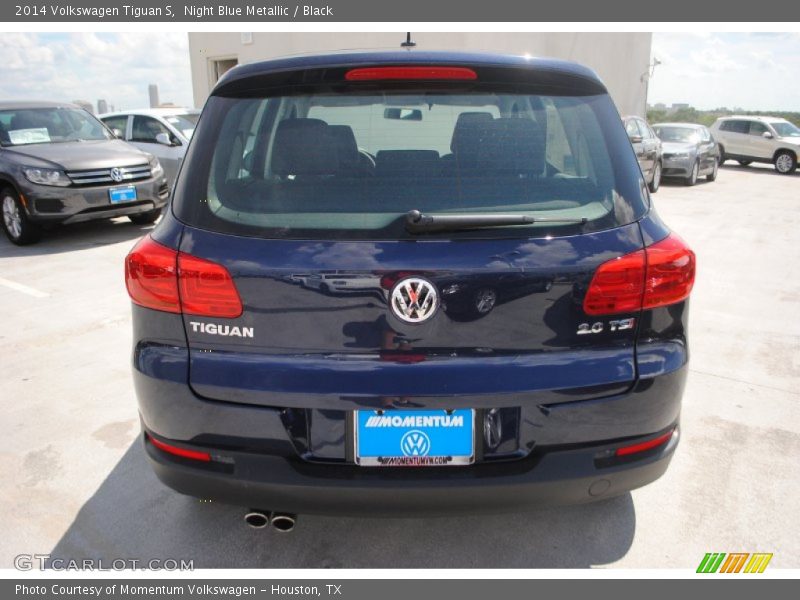Night Blue Metallic / Black 2014 Volkswagen Tiguan S