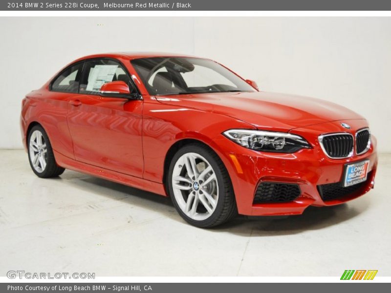 Melbourne Red Metallic / Black 2014 BMW 2 Series 228i Coupe