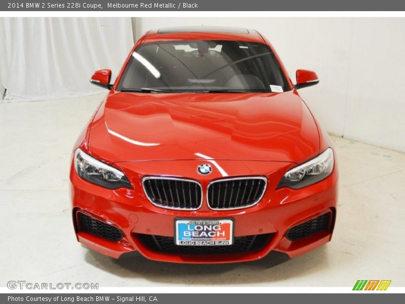 Melbourne Red Metallic / Black 2014 BMW 2 Series 228i Coupe